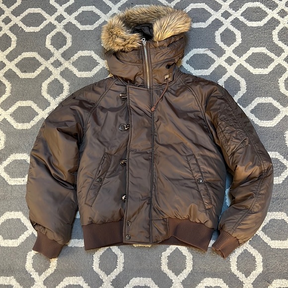 Polo Ralph Lauren Jackets & Blazers - AUTHENTIC POLO JEANS RALPH LAUREN DARK BROWN DOWN WOMEN'S JACKET